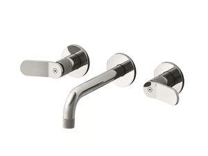 EAST SIDE CRIES242 - 3 hole wall-mounted washbasin mixer - Tap by CRISTINA Rubinetterie