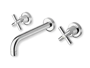 EXCLUSIVE CRIEV233 - 3 hole wall-mounted washbasin mixer - Tap by CRISTINA Rubinetterie
