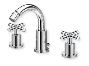 EXCLUSIVE CRIEV330 - Countertop bidet mixer with individual rosettes - Tap by CRISTINA Rubinetterie