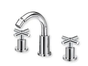 EXCLUSIVE CRIEV331 - Countertop bidet mixer with individual rosettes - Tap by CRISTINA Rubinetterie