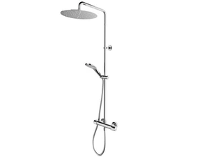 FRACTAL CRIFT448 - Wall-mounted shower panel with hand shower - Shower panel by CRISTINA Rubinetterie