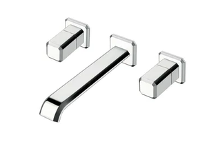 ITALY CRIIT243 - 3 hole wall-mounted washbasin mixer - Tap by CRISTINA Rubinetterie
