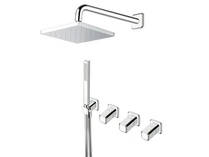 ITALY CRIIT619 - Shower mixer with diverter with overhead shower - Shower by CRISTINA Rubinetterie