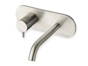 PIX CRIPX256 - Wall-mounted stainless steel washbasin mixer - Tap by CRISTINA Rubinetterie
