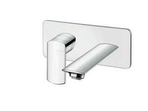 PROFILO CRIPF256 - Wall-mounted washbasin mixer with plate - Tap by CRISTINA Rubinetterie