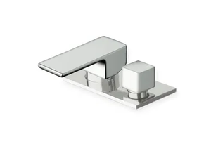 QUADRI S CRIQS129 - Deck mounted single handle bathtub tap with diverter - Tap by CRISTINA Rubinetterie