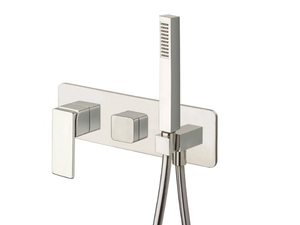 QUADRI S CRIQS602 - Single handle shower mixer with hand shower - Shower by CRISTINA Rubinetterie