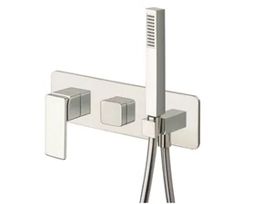 QUADRI S CRIQS603 - Single handle shower mixer with hand shower - Shower by CRISTINA Rubinetterie