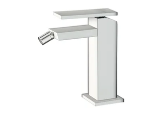 TABULA CRITA370 - Countertop single handle bidet mixer without waste - Tap by CRISTINA Rubinetterie