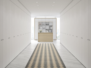 GEMINI - Tall office storage unit with hinged doors - Cabinet by CUF Milano