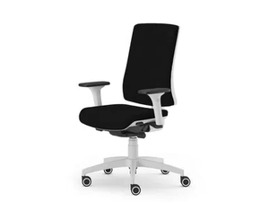 ORIA RETE - Swivel height-adjustable office chair with 5-Spoke base - Chair by CUF Milano