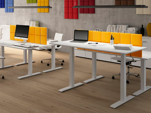 TETRIX - Sound absorbing fabric desktop partition - Screens by CUF Milano