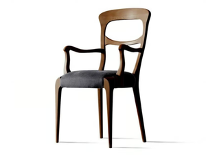 CAPOTAVOLA L-143 - Wooden chair with armrests - Chair by Dale Italia