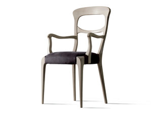 CAPOTAVOLA L-643 - Wooden chair with armrests - Chair by Dale Italia