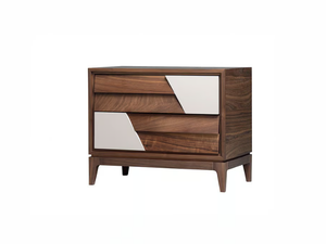 COLORE M-141 - Solid wood bedside table with drawers - Side table by Dale Italia