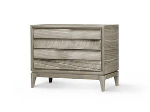 LILIALE M-643 - Solid wood bedside table with drawers - Side table by Dale Italia