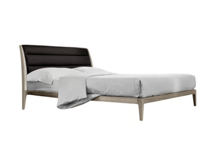 VERSO NORD P-615 - Wooden bed with upholstered headboard - Bed frame by Dale Italia