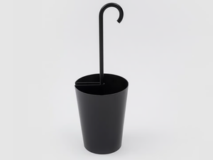 BINCAN - Floorstanding ABS and metal umbrella stand - Outdoor furniture by Danese Milano