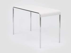 FARALLON - Metal secretary desk with Dinoc top - Desk by Danese Milano