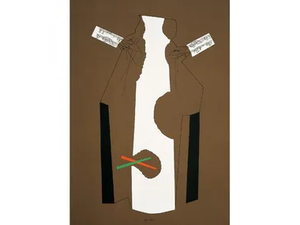 RICOSTRUZIONE TEORICA, MARRONE - Paper Silkscreen - Styling by Danese Milano