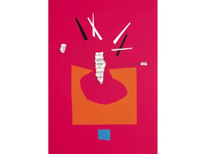 RICOSTRUZIONE TEORICA, ROSA - Paper Silkscreen - Styling by Danese Milano