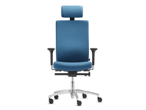 @JUST EVO AJ 4896 - Swivel chair with high, upholstered backrest and neckrest - Office Chair by Dauphin