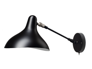 BS5 SW - Steel wall lamp with swing arm - Wall lamp by DCWéditions