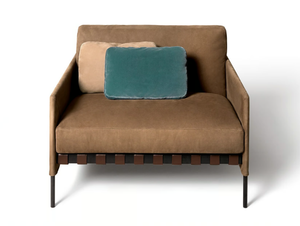 ÉTIQUETTE - Upholstered armchair with armrests - Armchair by DE PADOVA
