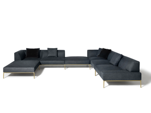 HORIZONTAL SOFA EDITION - Modular sectional fabric sofa - Sofa by DE PADOVA