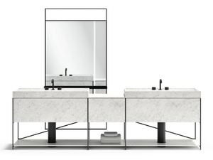 R.I.G. MODULES - BATHROOM 01 - Sectional vanity unit - Sofa by DE PADOVA