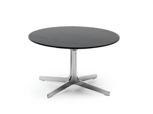 DS-144 - Round side table with wooden top - Coffee table by de Sede