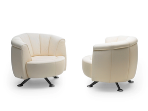 DS-164 SLIDE - Leather armchair with armrests - Armchair by de Sede