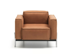 DS-21 QUBIC - Leather armchair with armrests - Armchair by de Sede