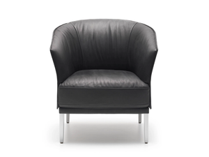 DS-291 - Leather armchair with armrests - Armchair by de Sede