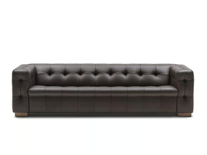 RH-306 - Tufted 4 seater leather sofa - Sofa by de Sede