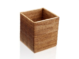 BASKET QK - Rattan bathroom waste bin - Sanitary accessories by DECOR WALTHER