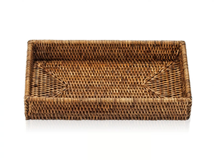 BASKET TAB2 - Rectangular rattan tray - Sanitary accessories by DECOR WALTHER
