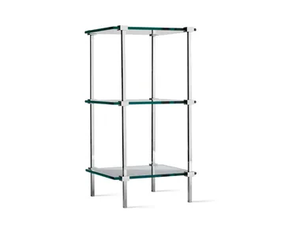 T 11 - Floorstanding open glass bathroom cabinet - Washbasin cabinet by DECOR WALTHER