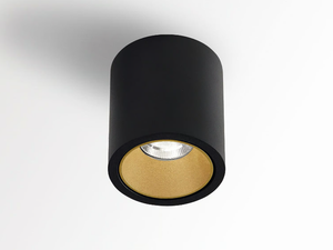 BOXY R SOFT DIM8 - Round ceiling LED metal spotlight - Functional light by Deltalight