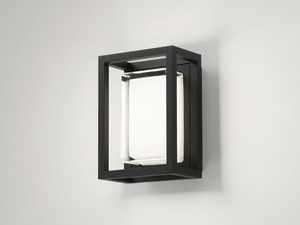 MONTUR MINI M - LED glass and metal outdoor wall lamp - Wall lamp by Deltalight