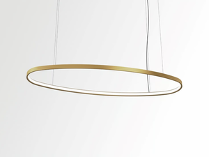 SUPERLOOP HC SBL OVAL - LED metal pendant lamp - Ceiling lamp by Deltalight