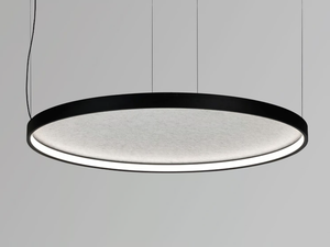 SUPERLOOP PLUS HC SBL - LED metal pendant lamp - Ceiling lamp by Deltalight