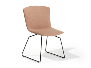 CALUM HOME - Sled base upholstered fabric chair - Chair by Desalto