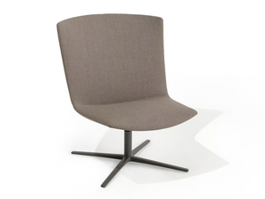 CALUM LOUNGE COMFORT - Swivel armchair with 4-spoke base - Armchair by Desalto