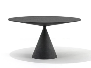 CLAY CANVAS - Dining table with MDF top covered with textile fibers - Table by Desalto