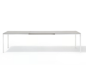 HELSINKI 35 - Extending rectangular steel table with ceramic top - Table by Desalto