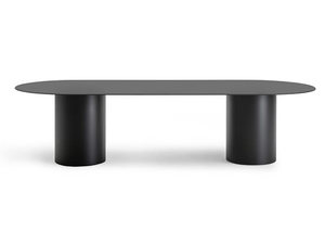 MM8 - Oval aluminium table - Table by Desalto