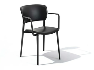PLY - Stackable polypropylene chair with armrests - Chair by Desalto