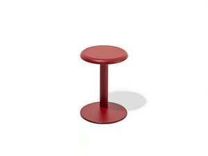 STRONG - Low trestle-based steel stool - Stool by Desalto