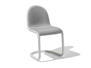 STRONG - Sled base steel chair with integrated cushion - Accessories by Desalto